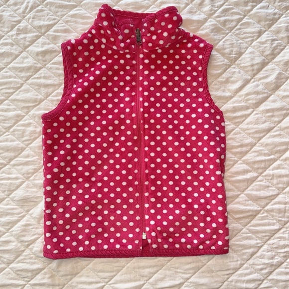 THE BAILEY BOYS Reversible Pink White Vest Girls Size 5 - Picture 5 of 6